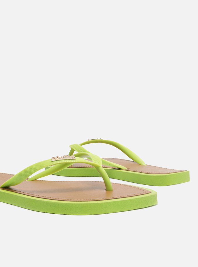 Chinelo de Dedo Verde Lima Leaf Recouro Brizza