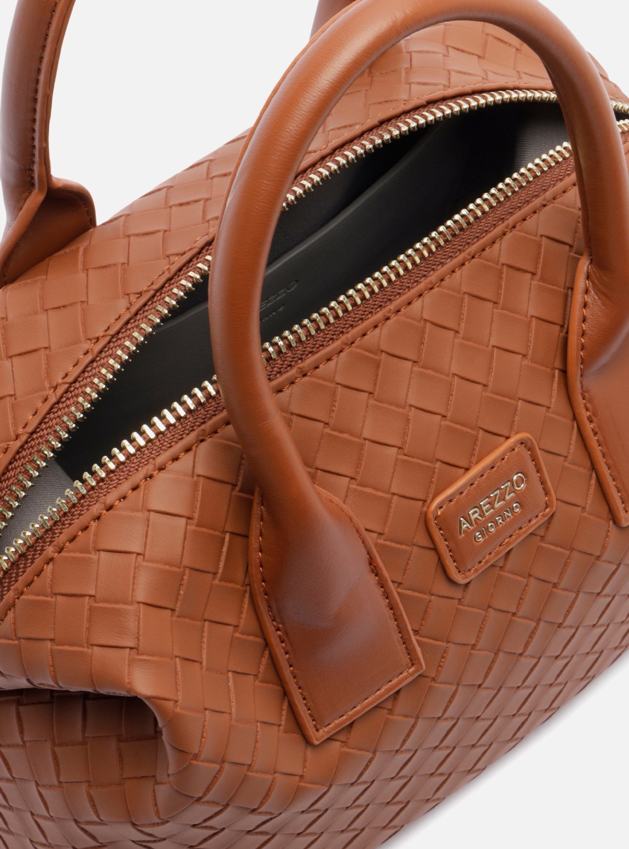 Bolsa Tote Caramelo Tressê Média — foto 4