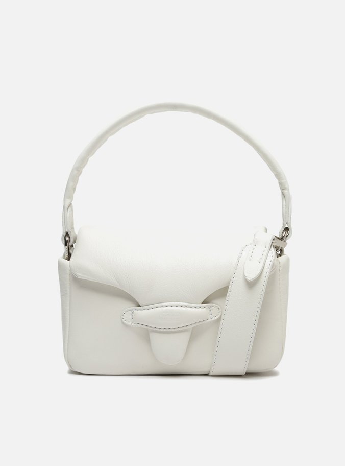 Bolsa Tiracolo Branca Couro Malu Pequena