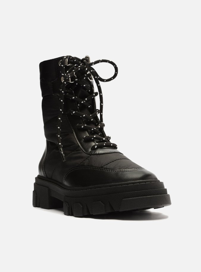 Bota Infantil Preta Nylon Tratorada