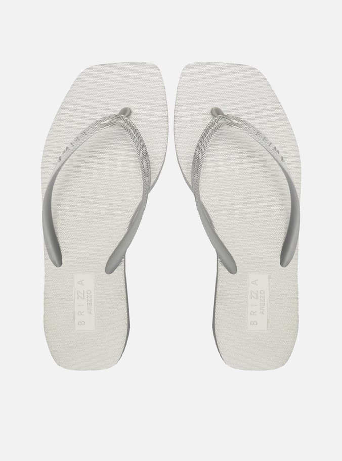 Chinelo de Dedo Prateado Square Brizza