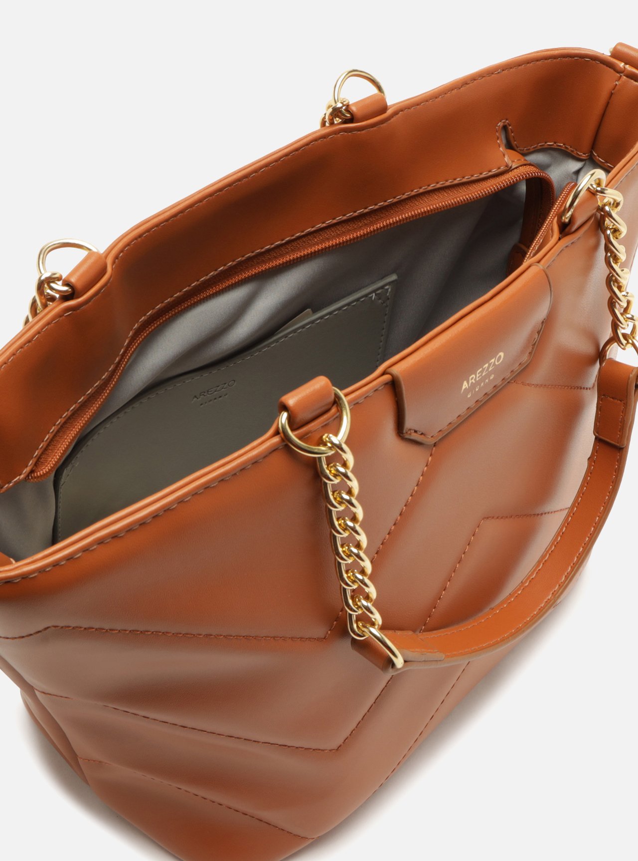 Bolsa Tote Matelassê Grande Alça Corrente — foto 4