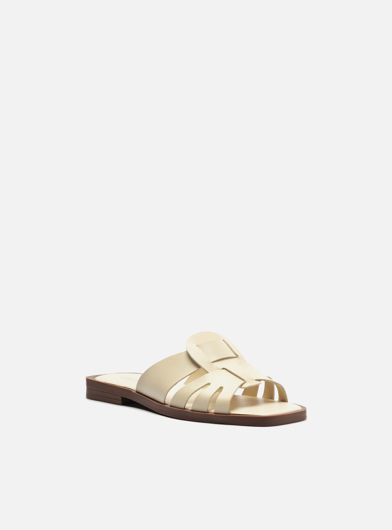 Sandália Off-White Salto Rasteiro — foto 2