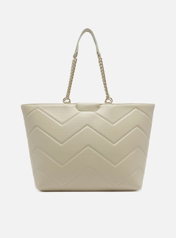 Bolsa Shopping Branca Giorno Grande Matelassê