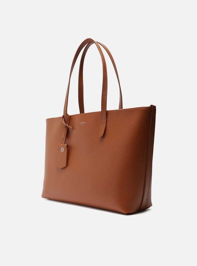 Bolsa Shopping Marrom Manu Grande