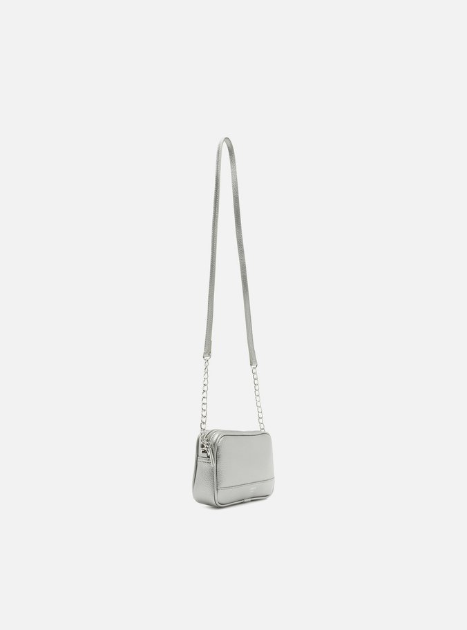 Bolsa Tiracolo Prata Pequena Corrente Basic