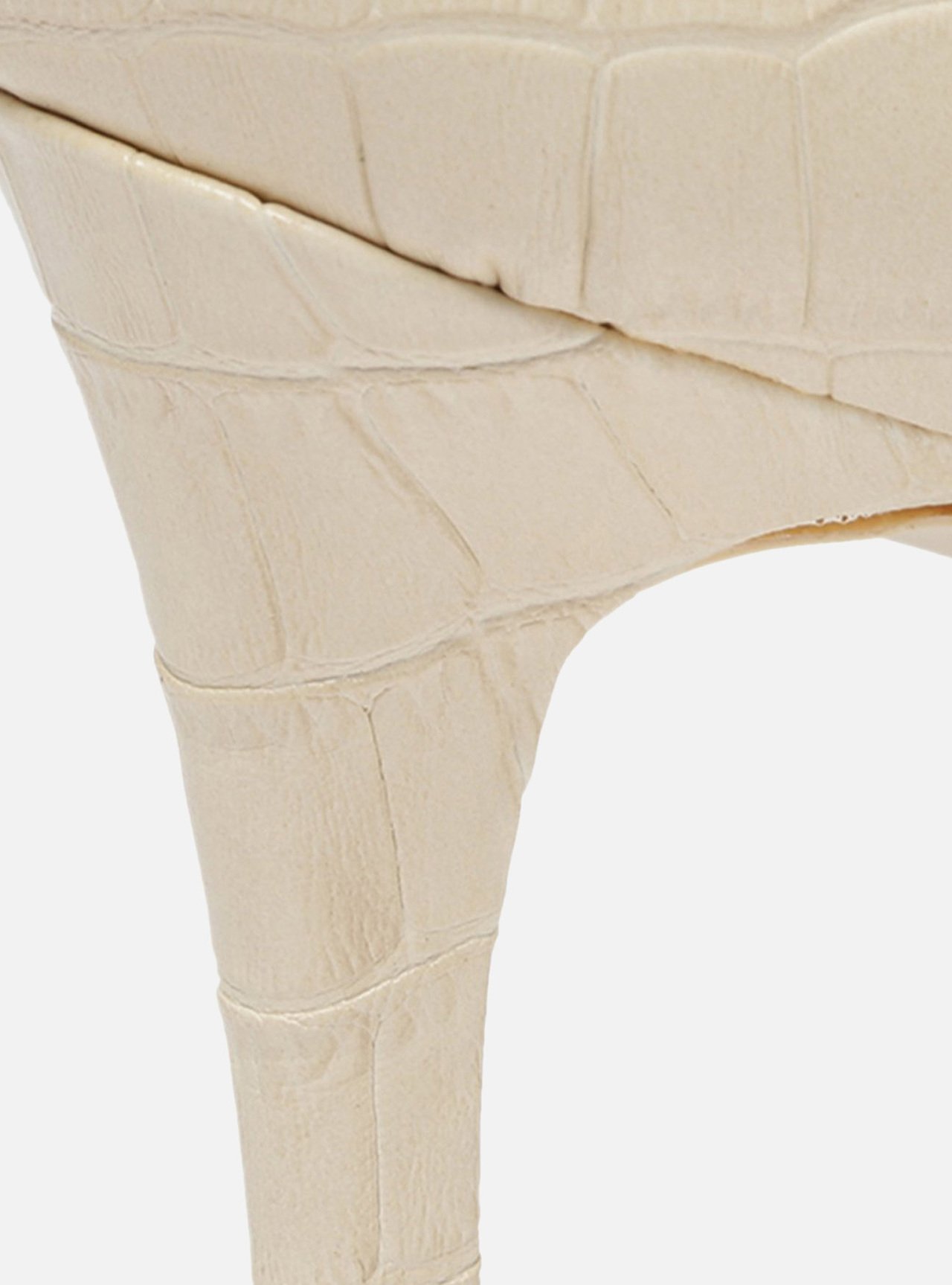 Bota Off-White Croco Cano Longo Salto Fino — foto 6