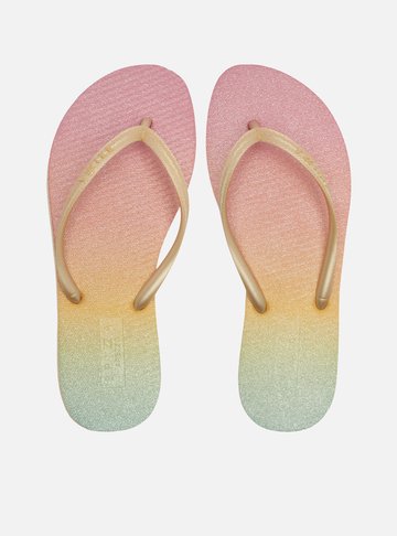Arezzo — Chinelo de Dedo Dourada