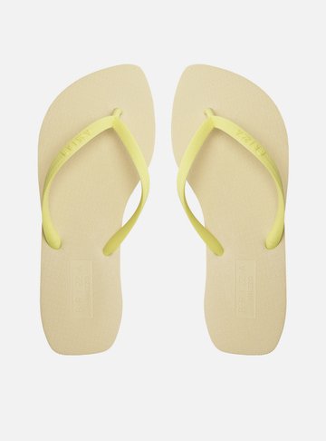 Chinelo de Dedo Amarelo Flash Bicolor Basics