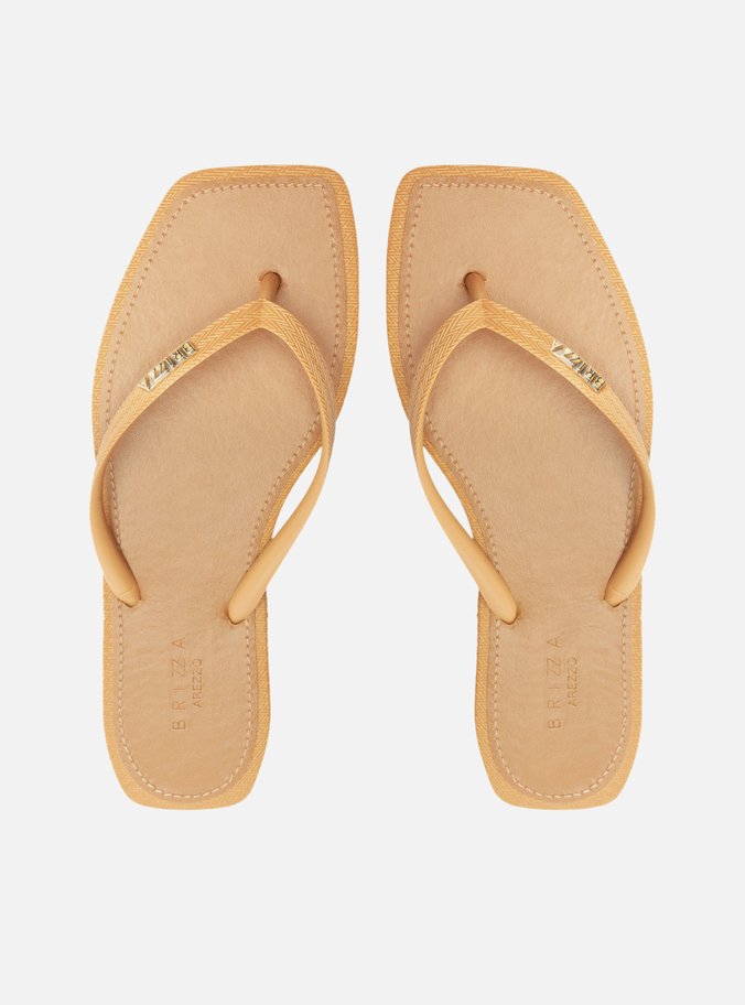 Chinelo de Dedo Nude Recouro Square
