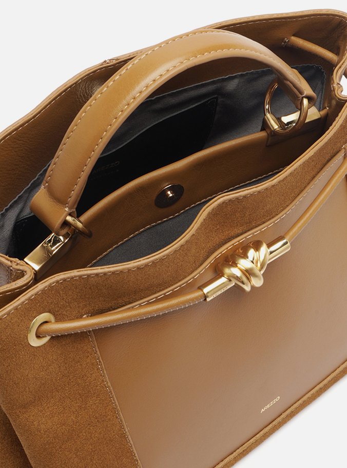 Bolsa Tote Caramelo Couro Helena Grande