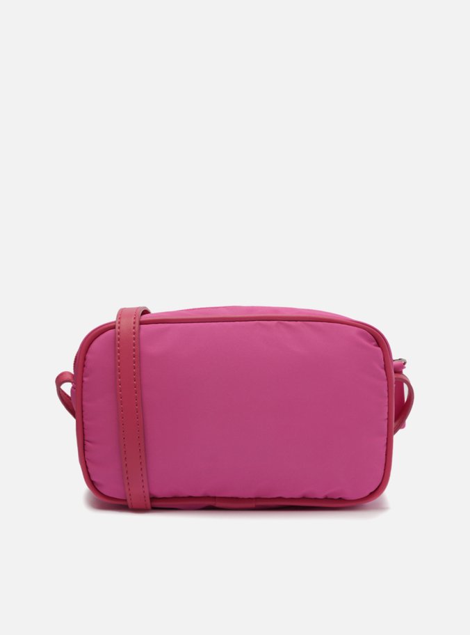Bolsa Tiracolo Rosa Nylon Lizza Pequena Brizza