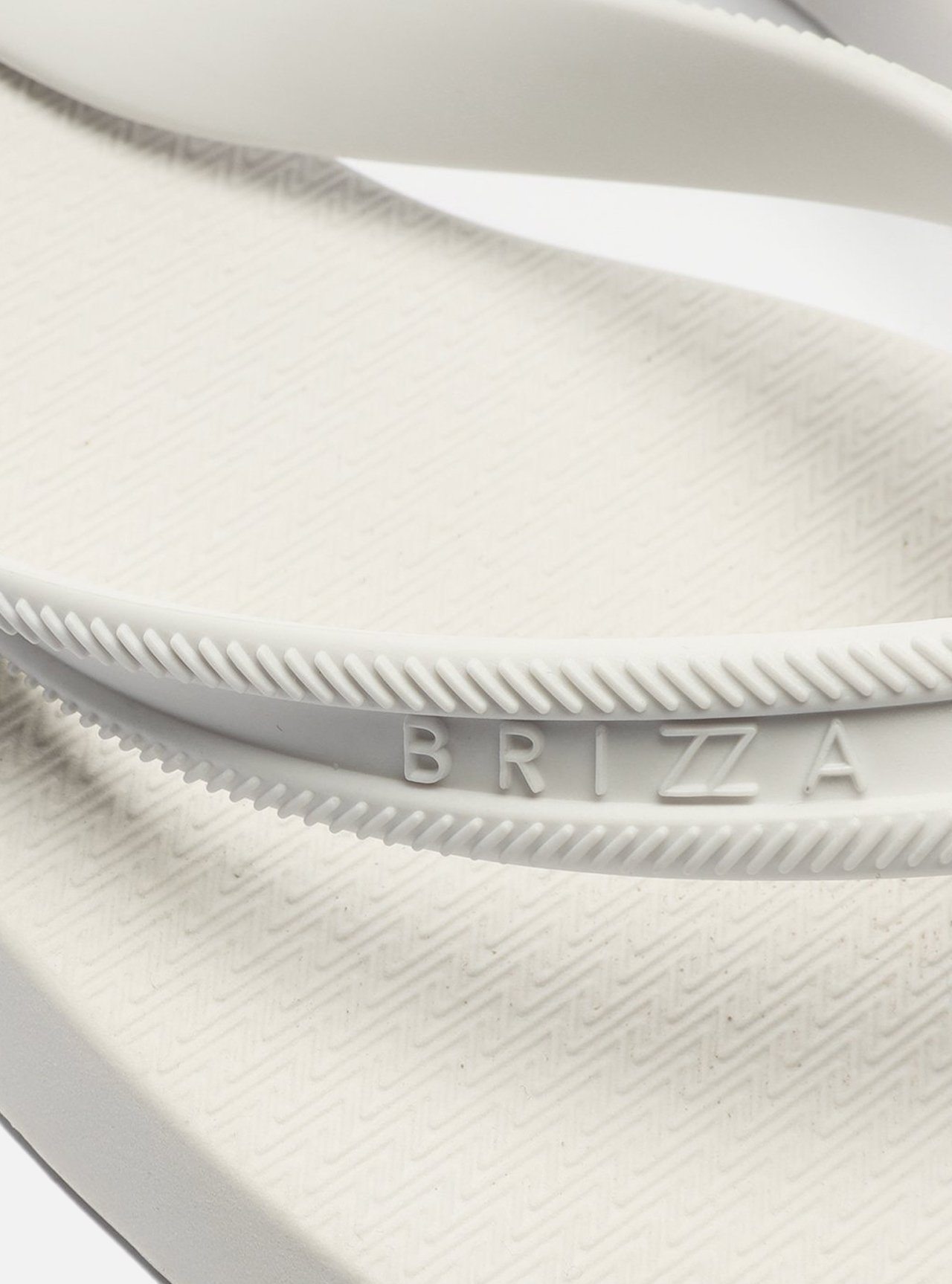 Sandália Papete Branca Flatform Tira V Brizza — foto 7
