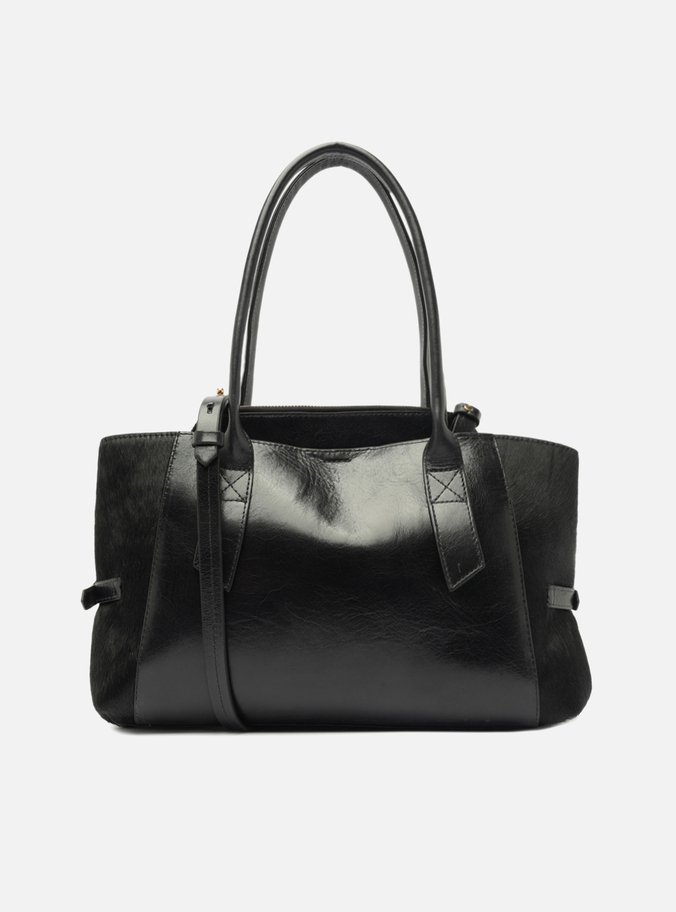 Bolsa Tote Preta Pelo Couro Grande
