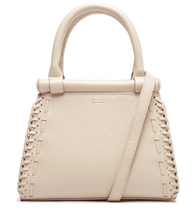 Bolsa Tote Bege Couro Antonela Média