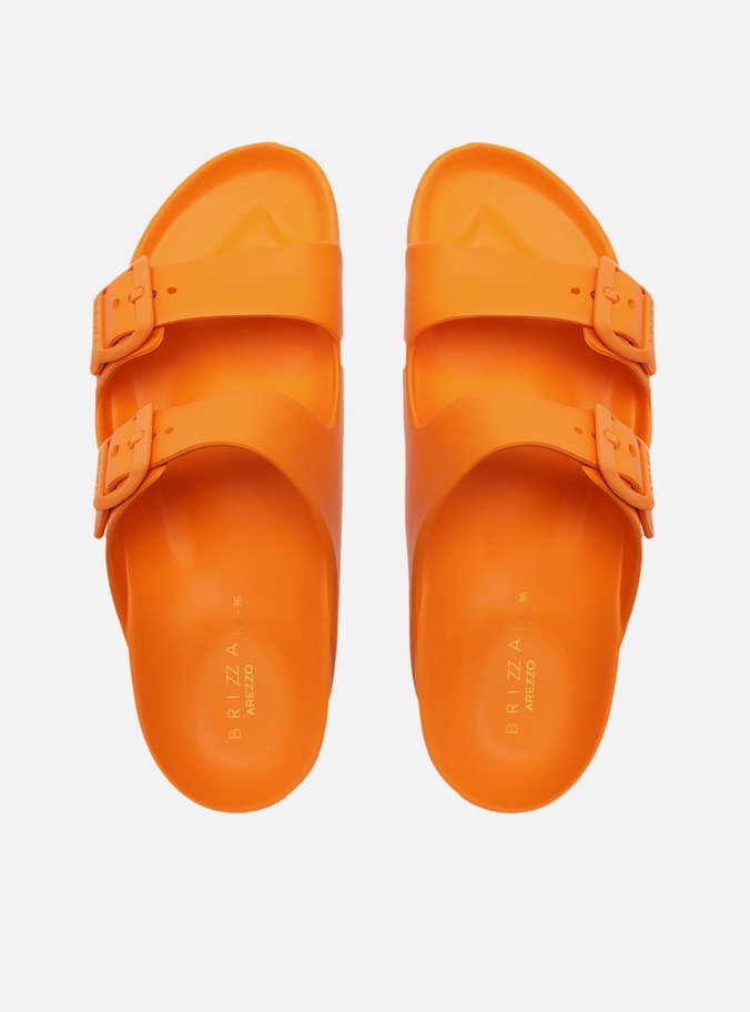 Slide Laranja Flatform Tiras Brizza
