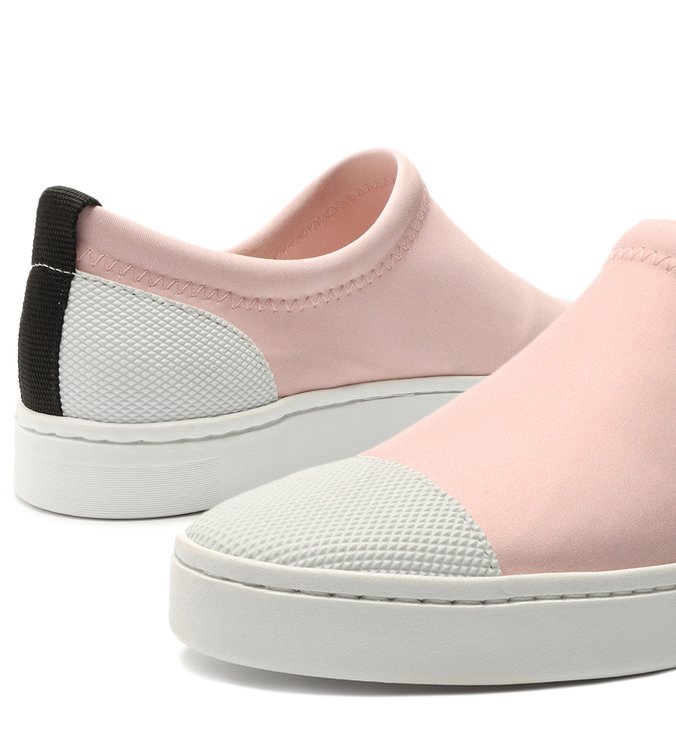 Slip Arezzo On Rosa Lona Flatform | ZZ MALL