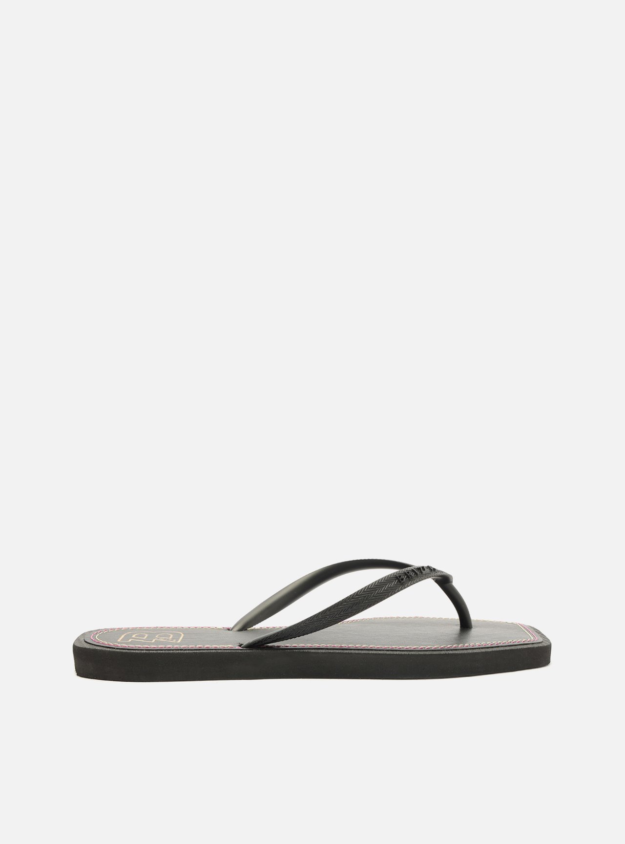 Chinelo de Dedo Preto Square Recouro Eletrizzante — foto 3
