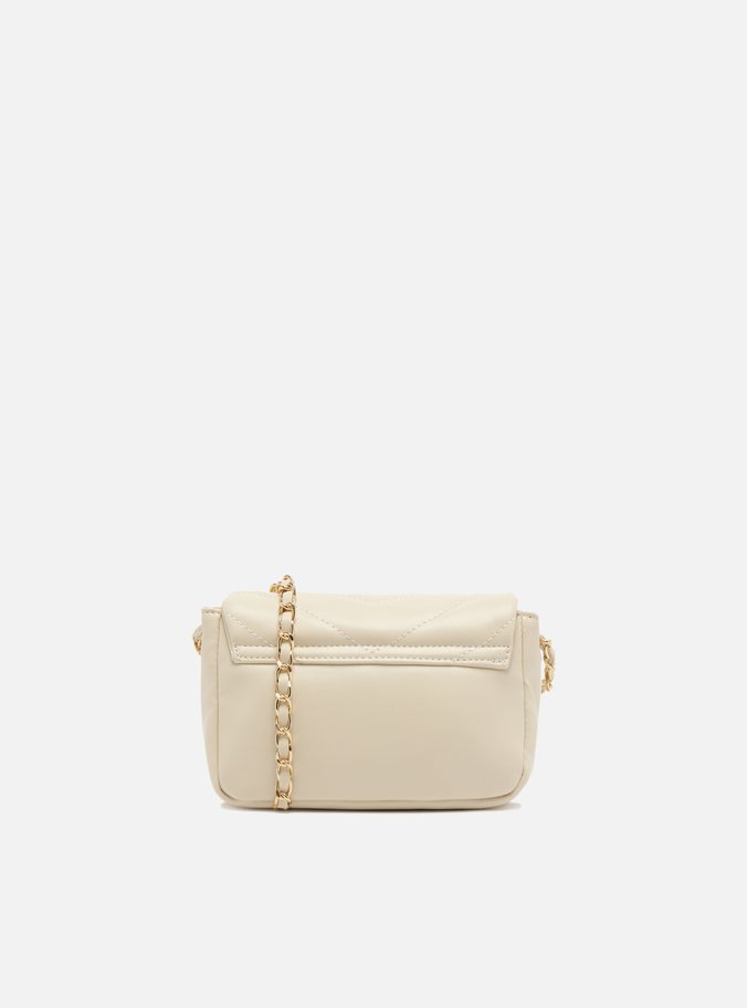 Bolsa Off-White Tiracolo Média Matelassê