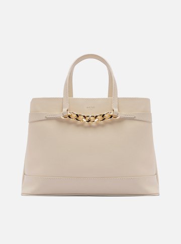 Bolsa Tote Off White Grande Corrente Frontal