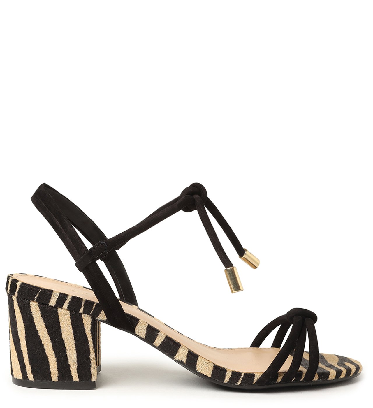 Sandalia arezzo animal store print