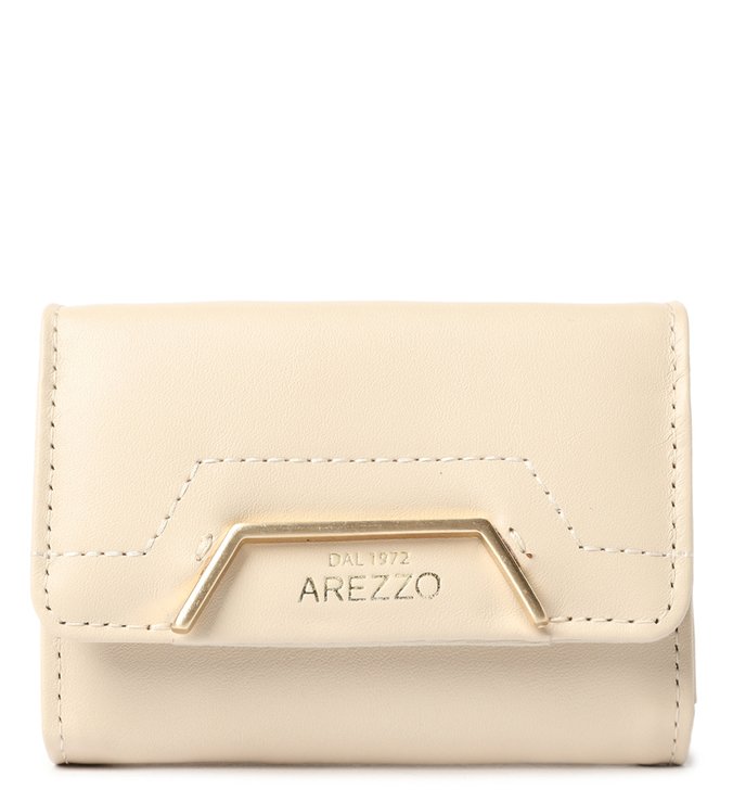 Carteira Off-White Couro Pequena