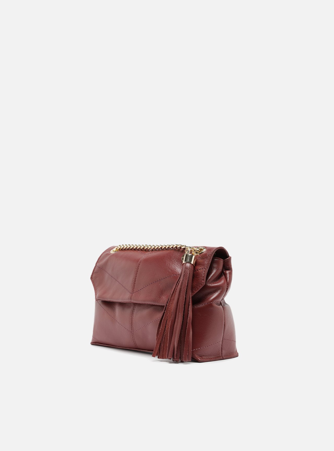 Bolsa Tiracolo Vermelha Couro Ísis Pequena — foto 2