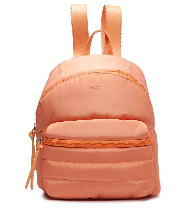 Mochila Laranja Nylon Maju Pequena