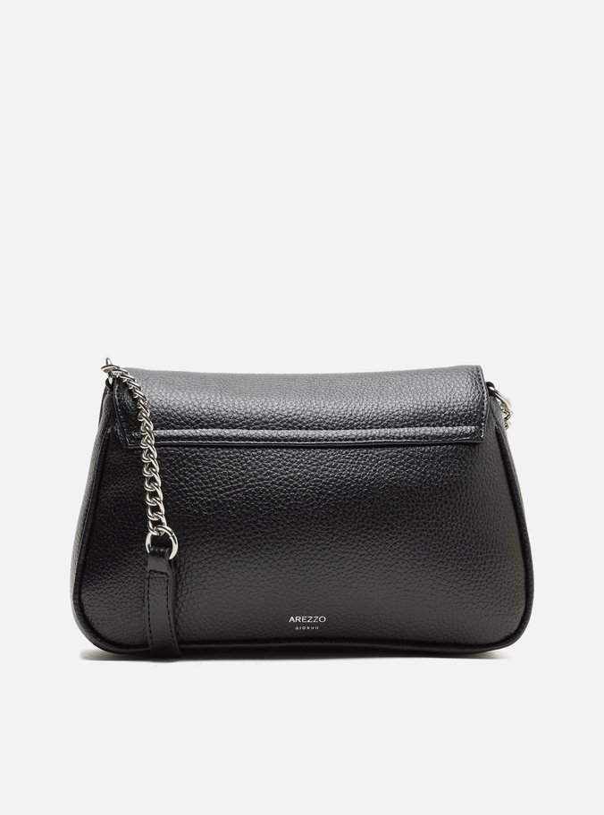 Bolsa Tiracolo Preta Verona Pequena Corrente