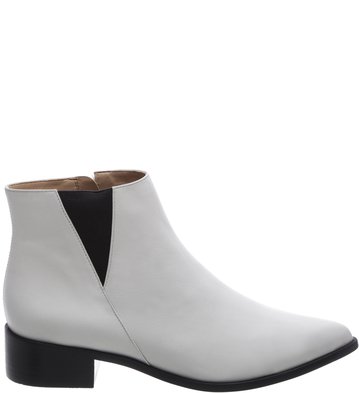 Bota Bianco Cano Curto Couro P&B