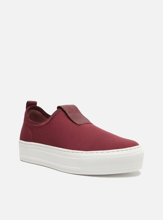 Tênis Flatform Vermelho Slip On