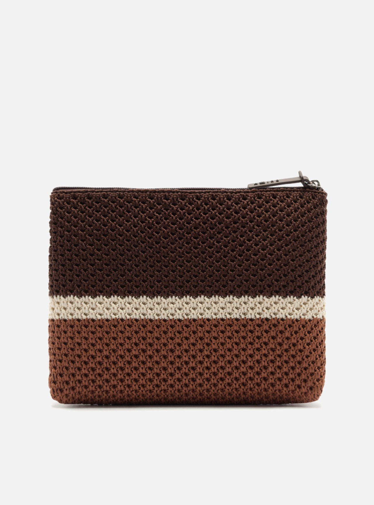 Necessaire Marrom Knit Brizza — foto 2