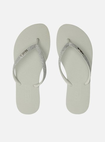 Chinelo Prata Brizza Strass