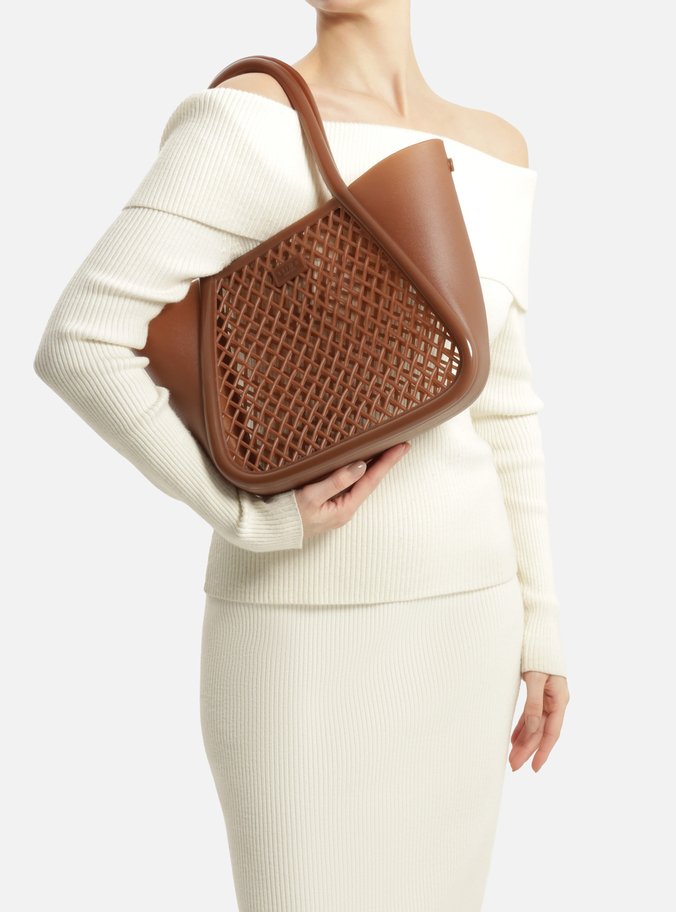 Bolsa Shopping Marrom Serena Grande