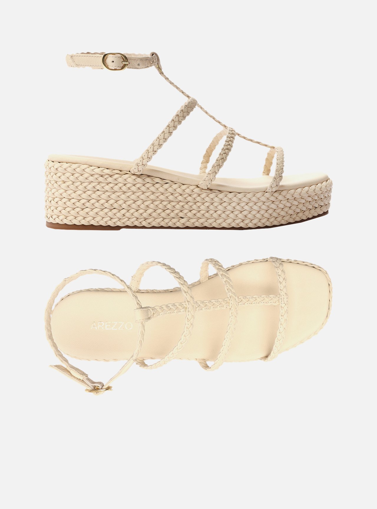 Sandália Off-White Plataforma Trançada — foto 5