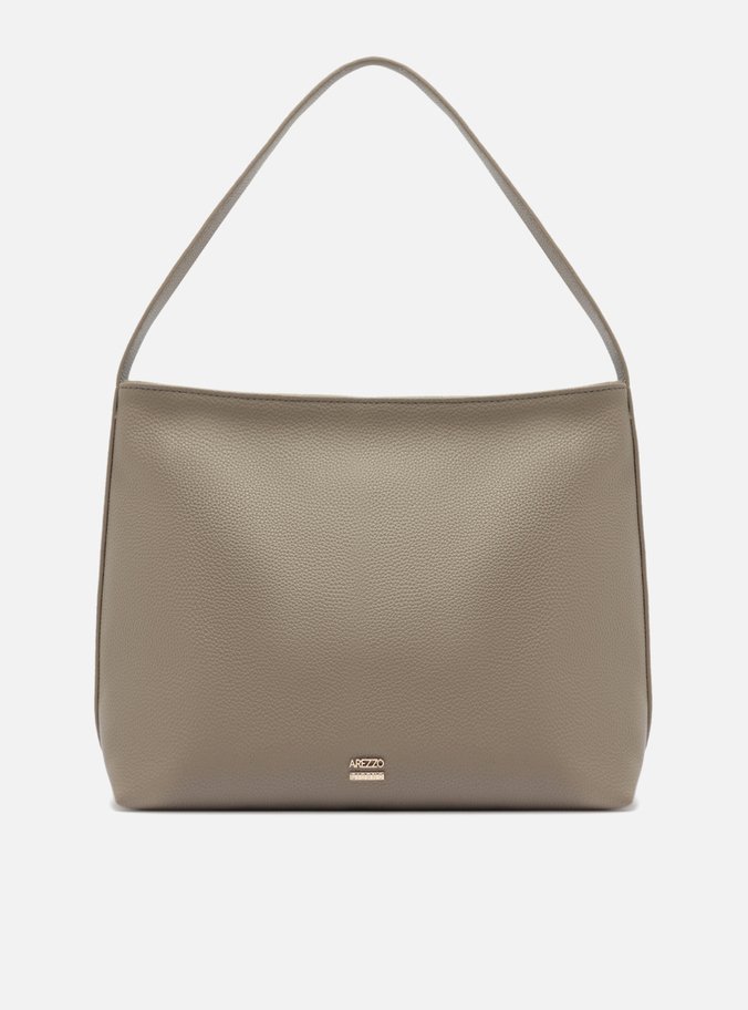 Bolsa Hobo Cinza Grande