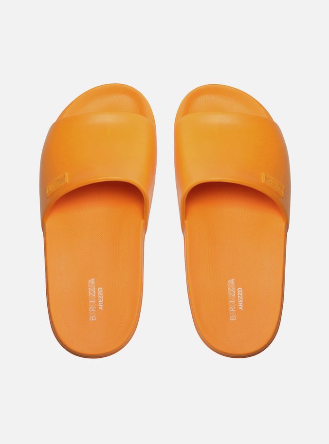 Chinelo Slide Laranja Brizza