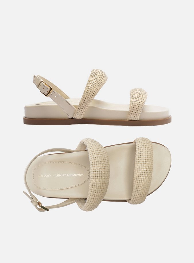 Sandália Papete Off-White Tressê Lenny Niemeyer