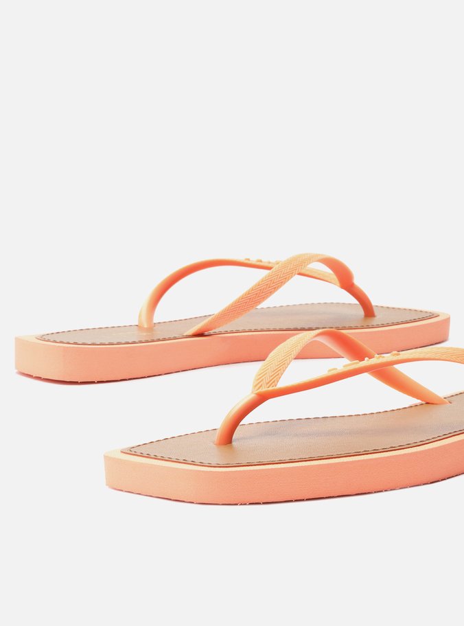 Chinelo de Dedo Laranja Square Recouro Brizza