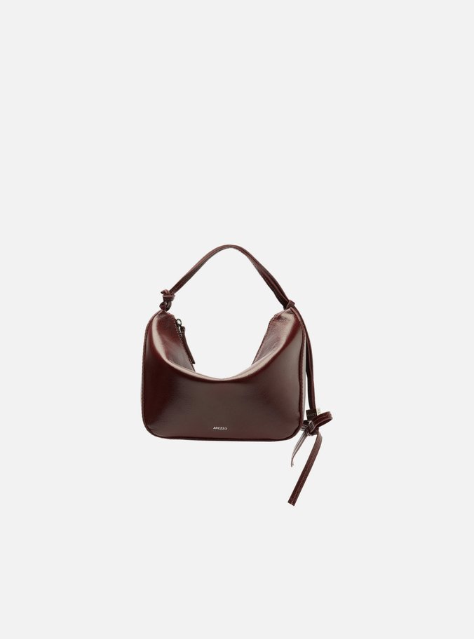 Bolsa Tiracolo Vermelha Couro Pequena Alças Mix