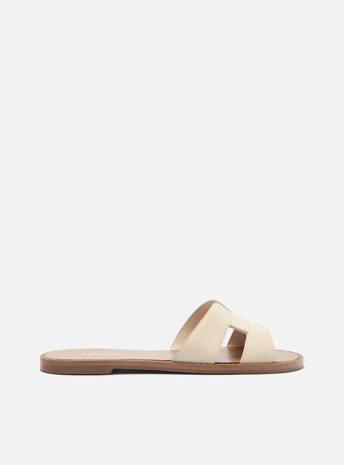 Rasteira Off White Tira Vazada