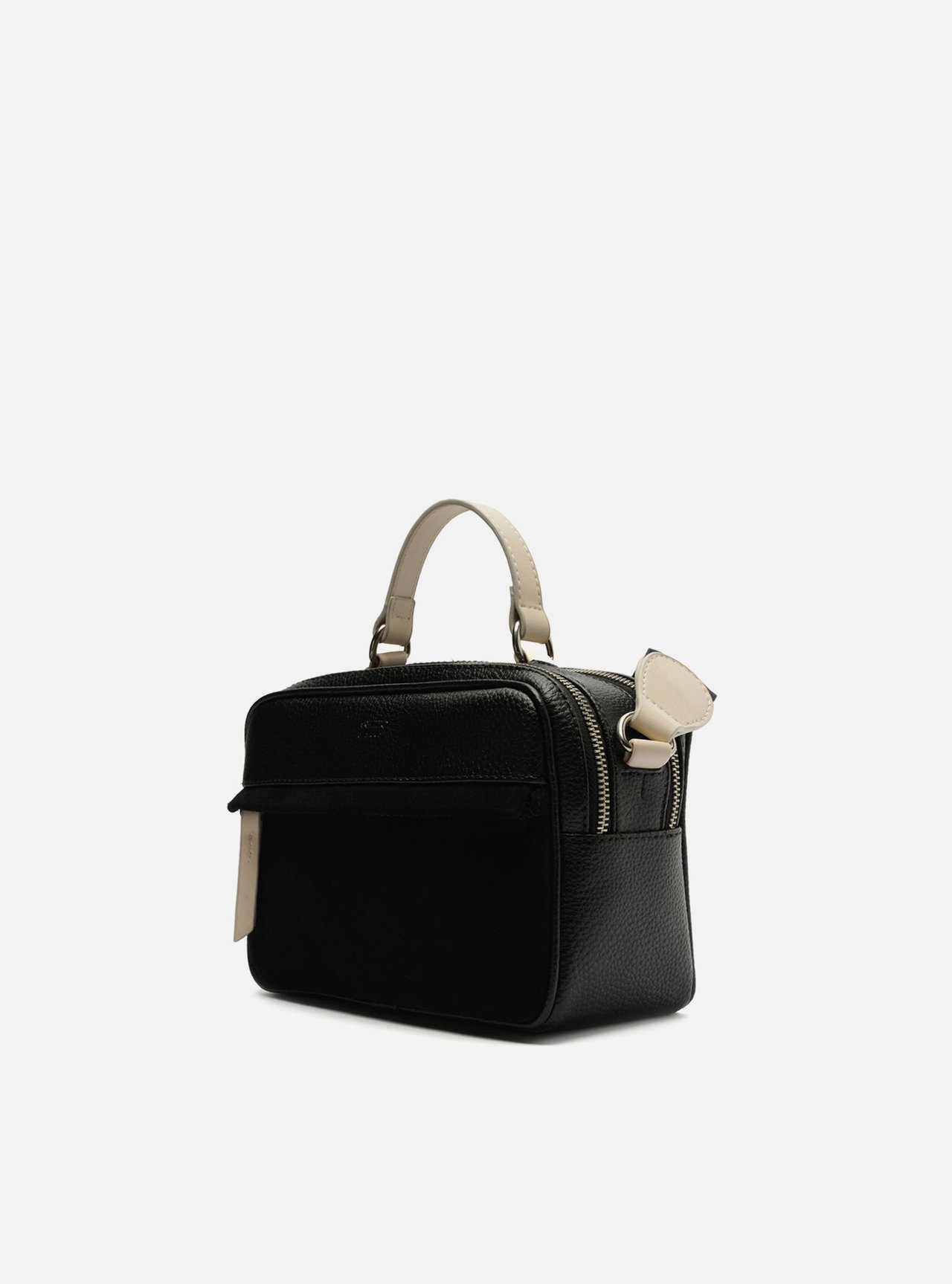 Bolsa Tiracolo Preta Prione Média — foto 2