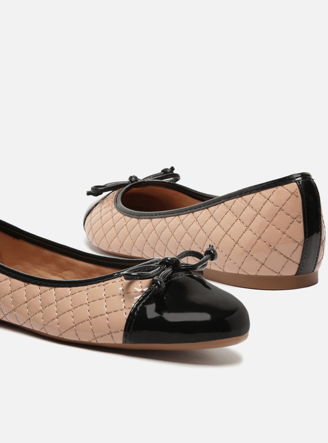 Sapatilha Classic Preta e Bege