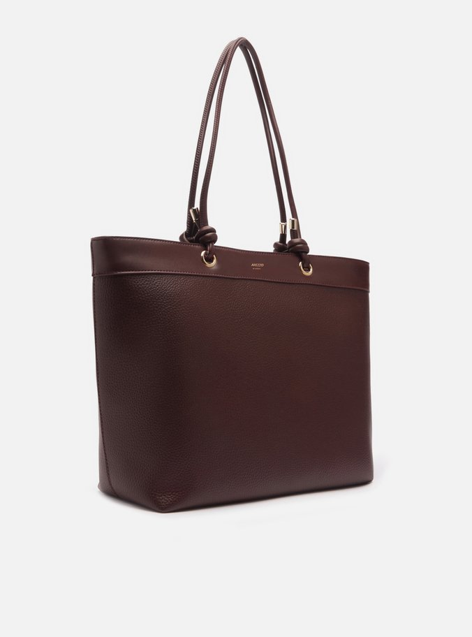 Bolsa Shopping Marrom Grande Enrolados