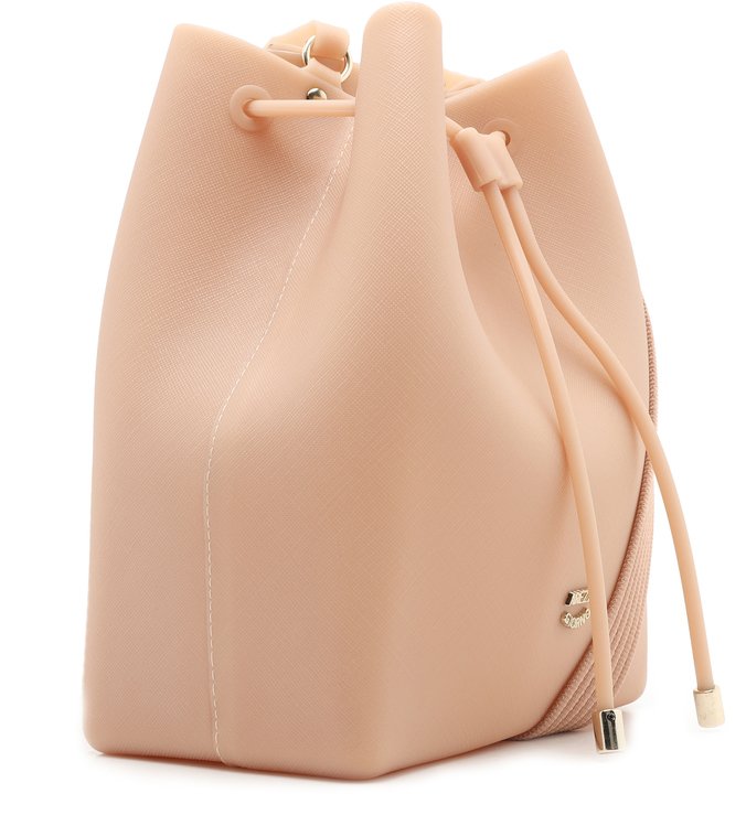 Bolsa Bucket Bege Plástico Caramella