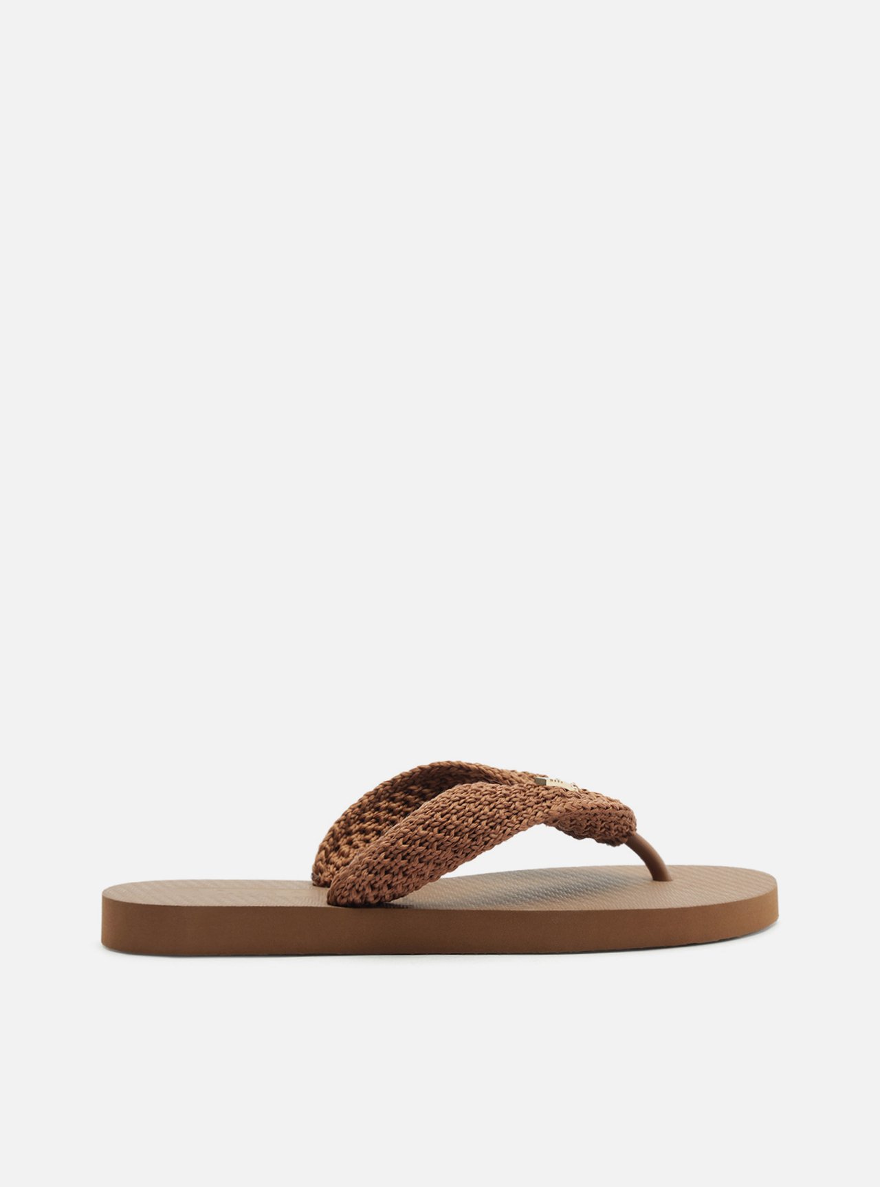 Chinelo de Dedo Marrom Tressê Brizza — foto 3