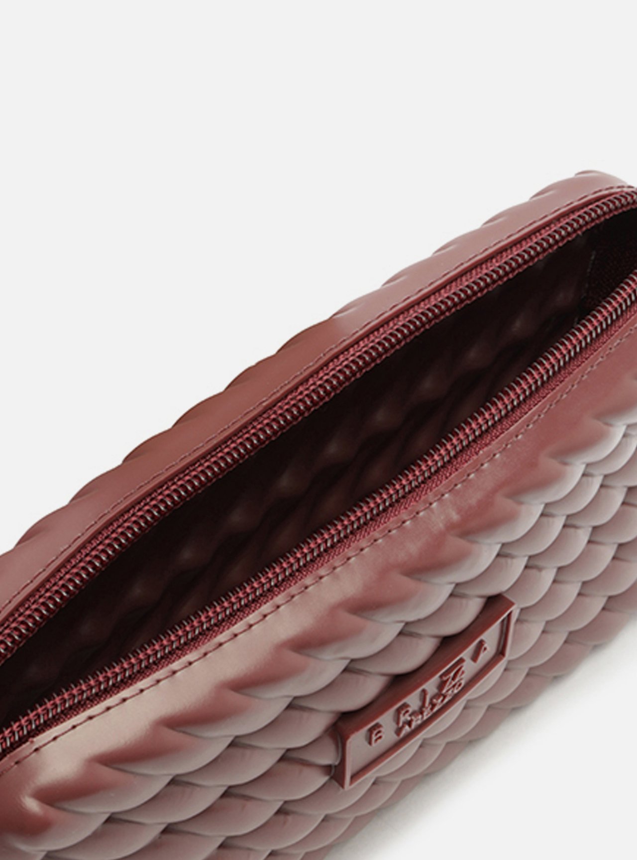 Bolsa Clutch Vermelha Pequena Tressê Brizza — foto 3
