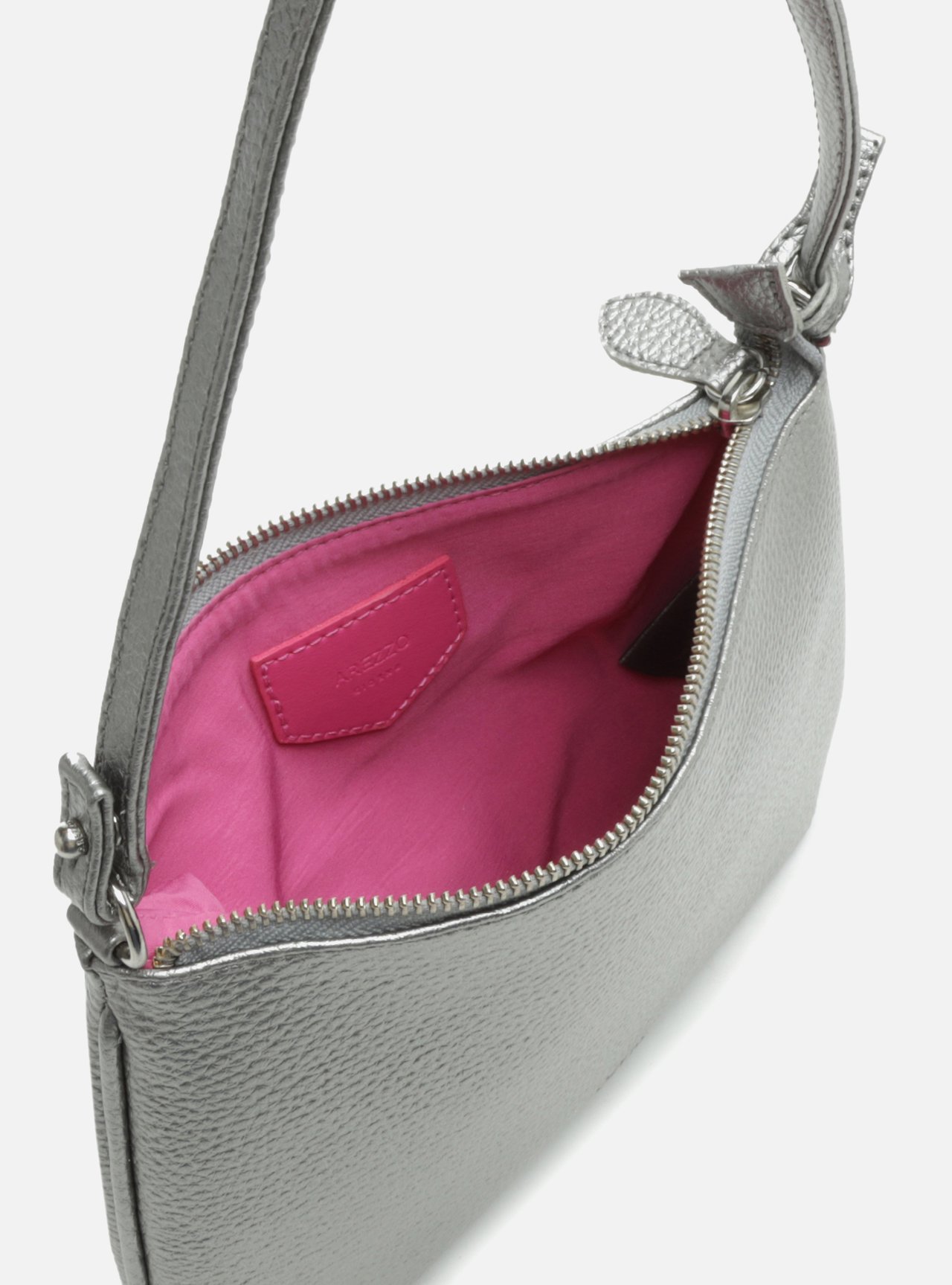 Bolsa Tiracolo Prata Velho Luisa Pequena — foto 4