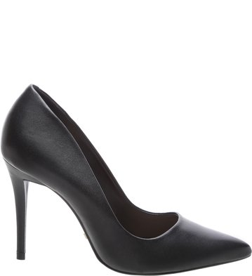 Scarpin Couro Preto