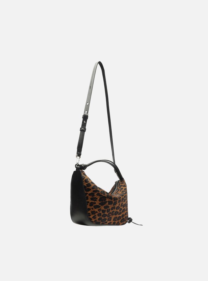 Bolsa Tiracolo Animal Print Pequena Alças Mix